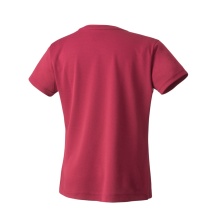 Yonex Sport-Tshirt Crew Neck Stripes 2023 rot Damen